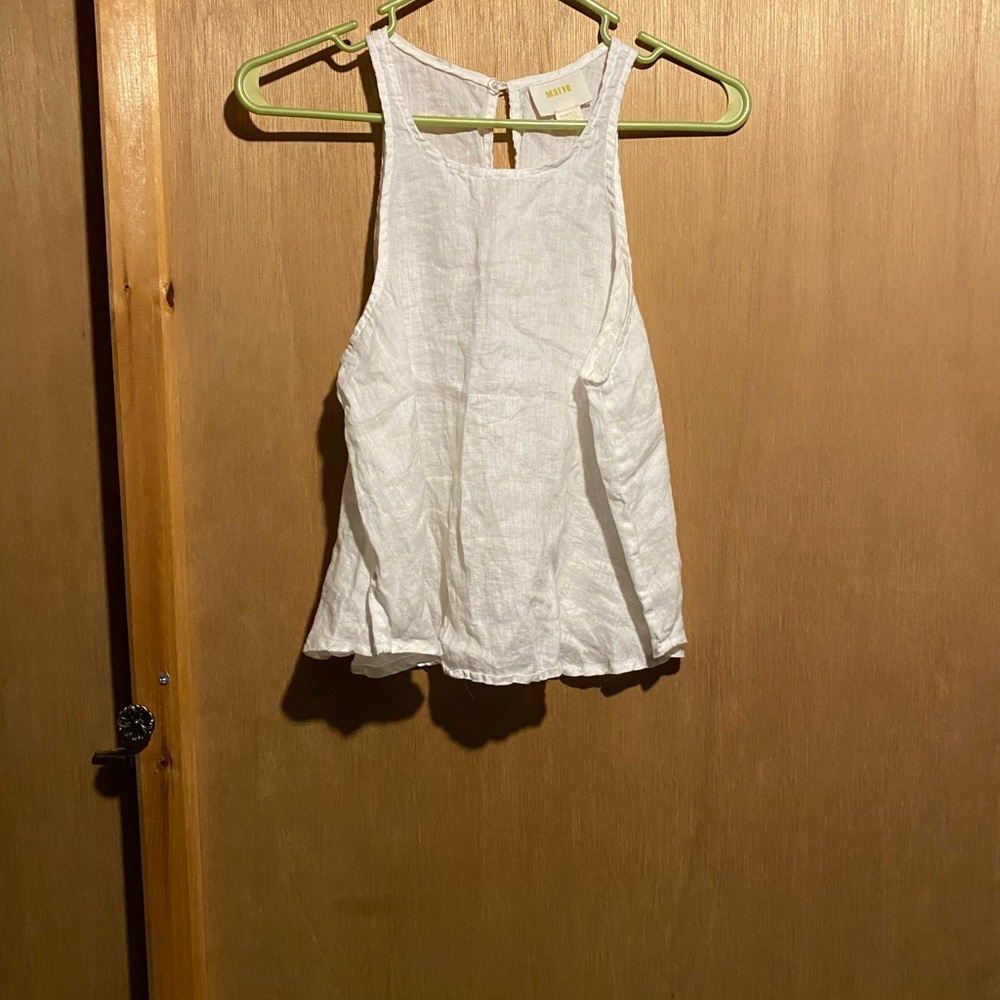 Maeve White Tank Top